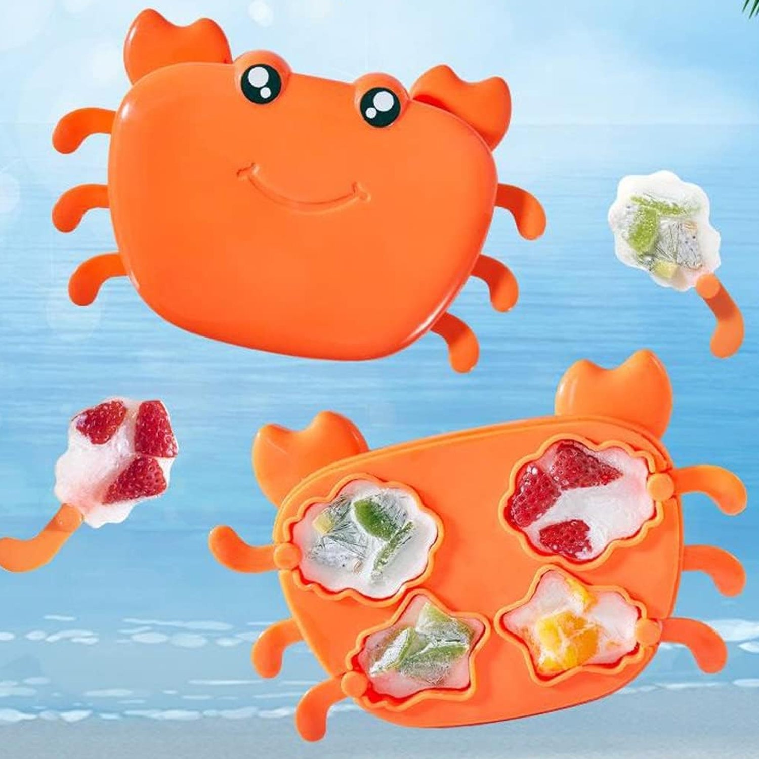 5532 Crab Ice Mold Household Ice Cream Mold Popsicle Mold Silicone Ice Cream Popsicle Children's Ice Box Popsicle Box (1 Pc) 5532 Crab Ice Mold Household Ice Cream Mold Popsicle Mold Silicone Ice Cream Popsicle Children's Ice Box Popsicle Box (1 Pc)